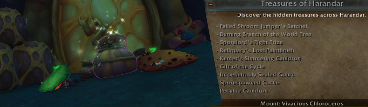 Treasures of Harandar: Locations and Rewards